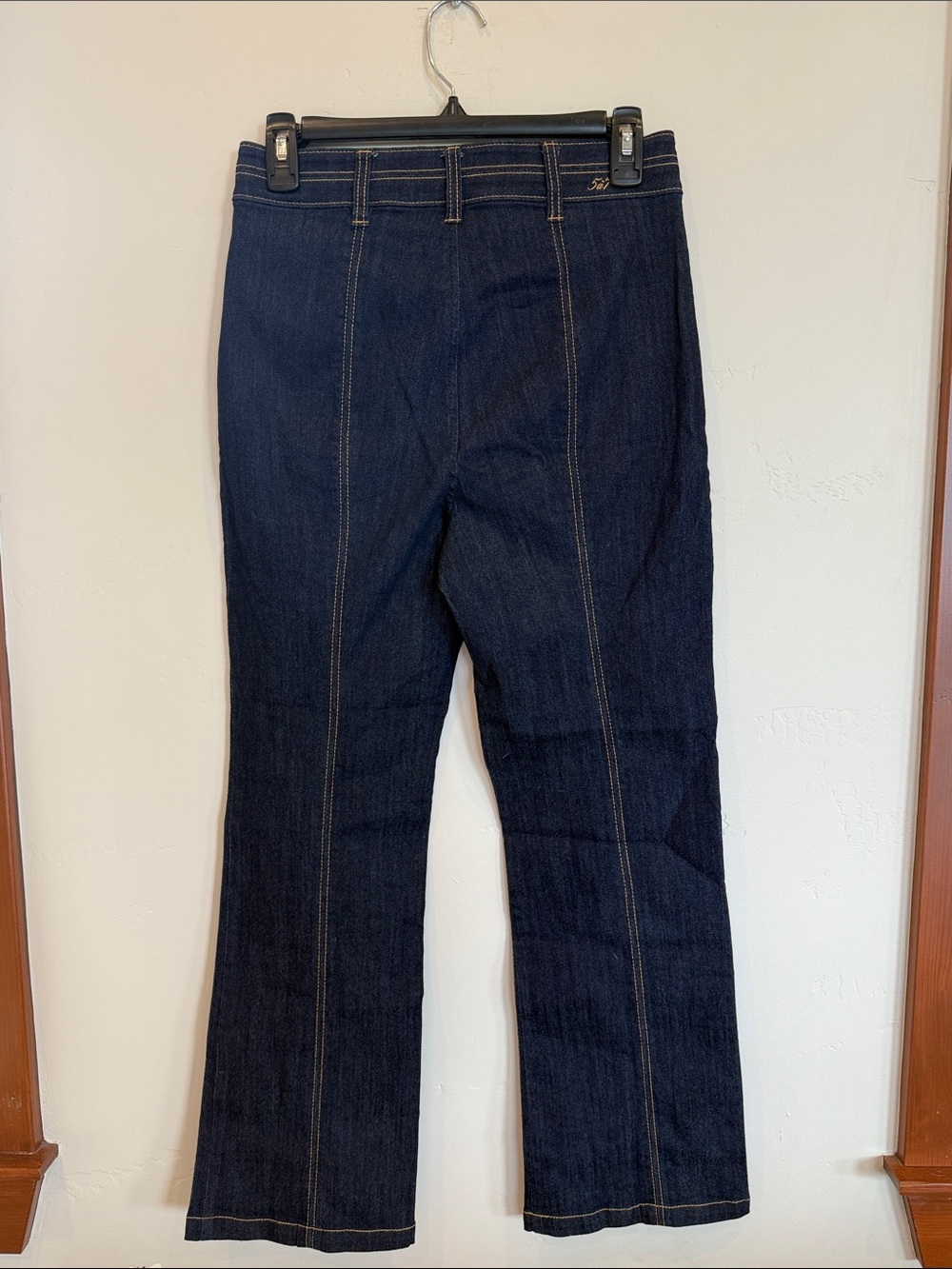 Cinq à Sept Dorothea Jeans in Indigo Denim Straight Cropped Jeans sz 6 - Picture 5 of 9